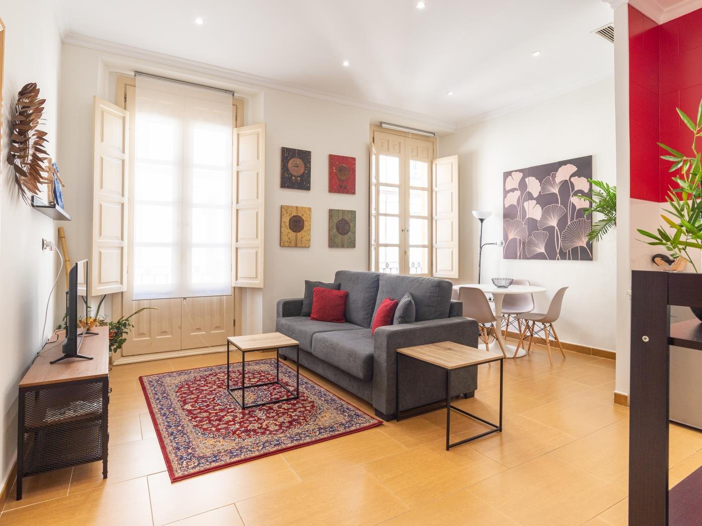 Red Soho Apartment in Málaga