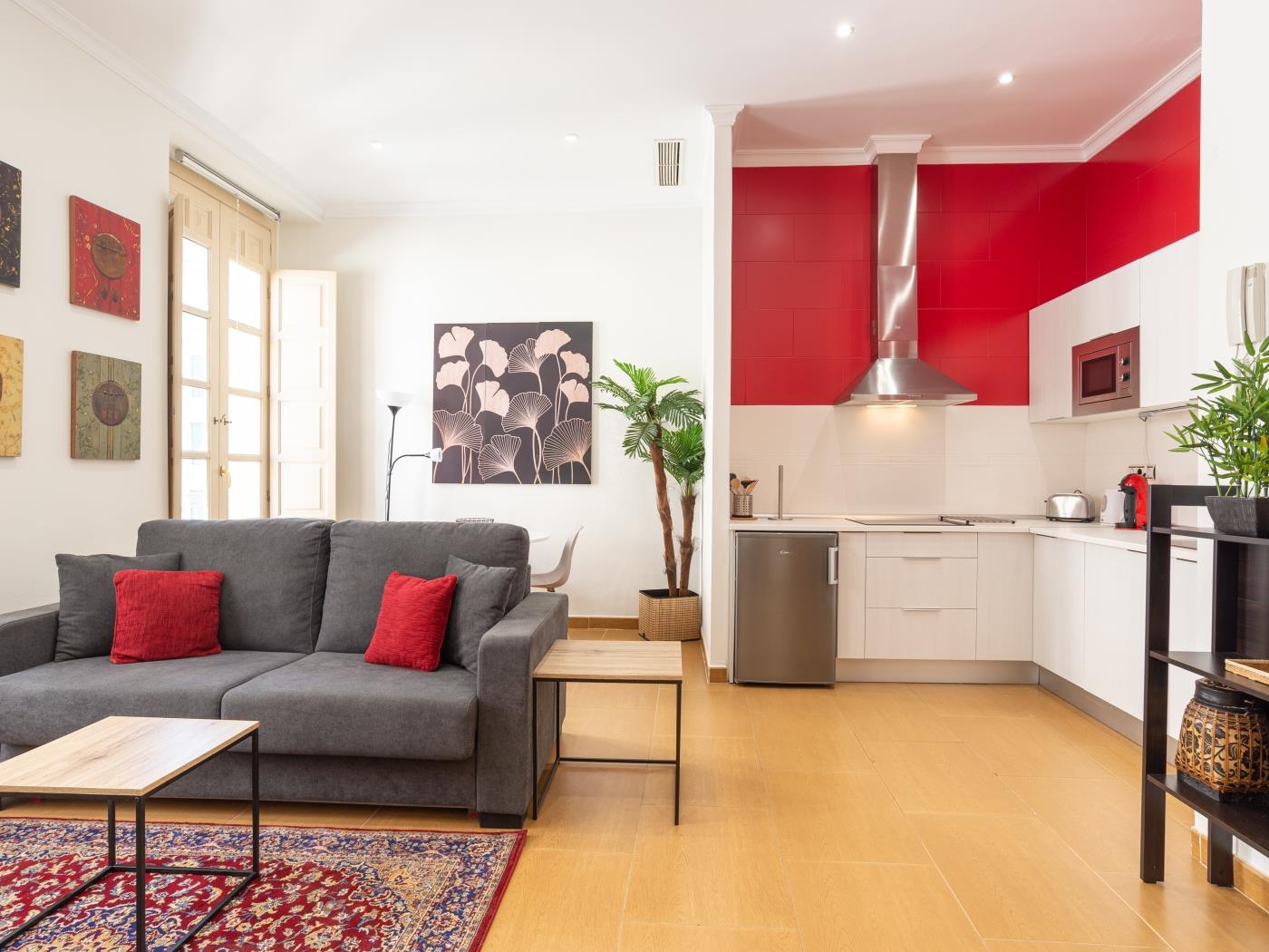 Red Soho Apartment in Málaga