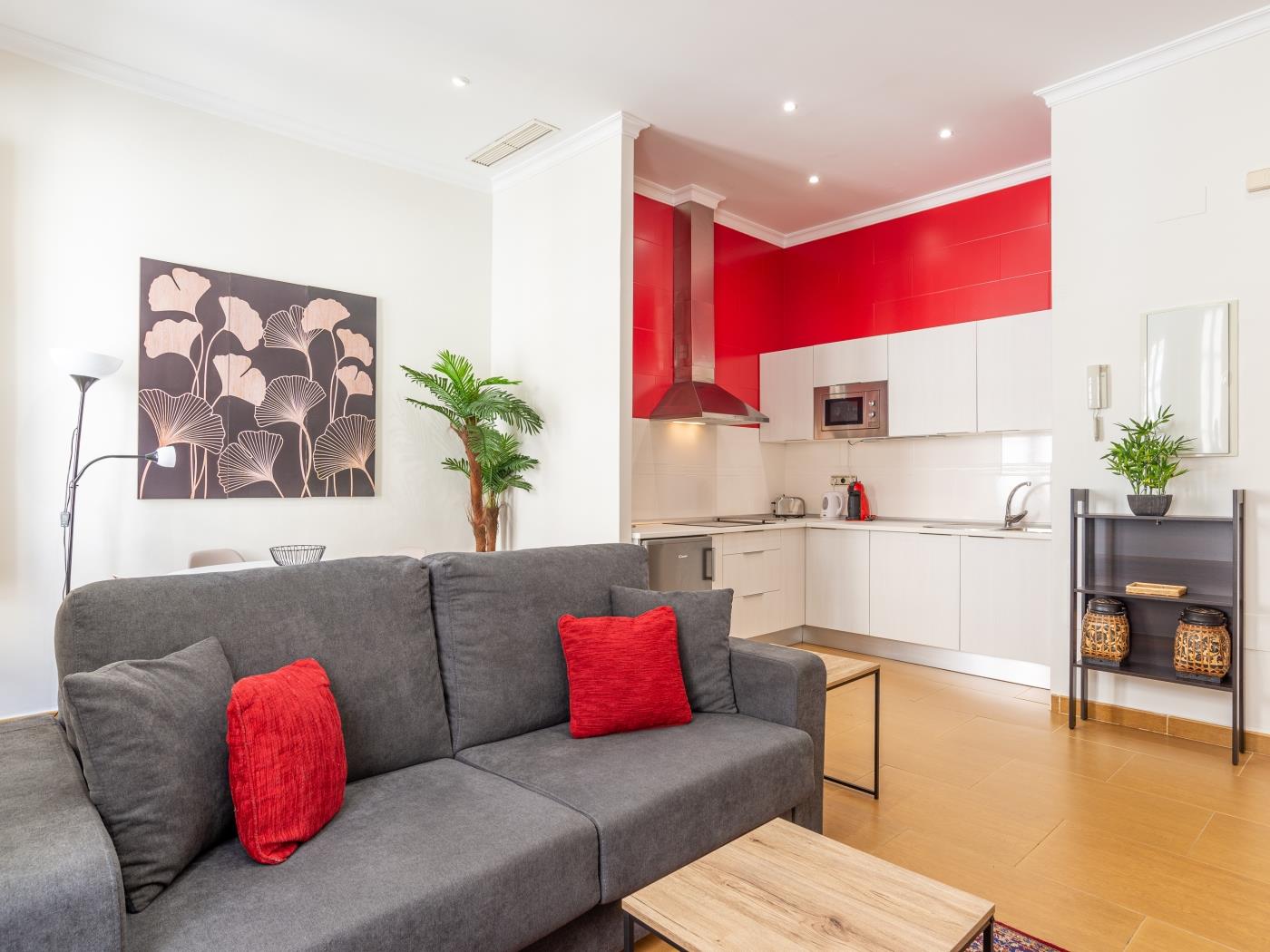 Red Soho Apartment in Málaga