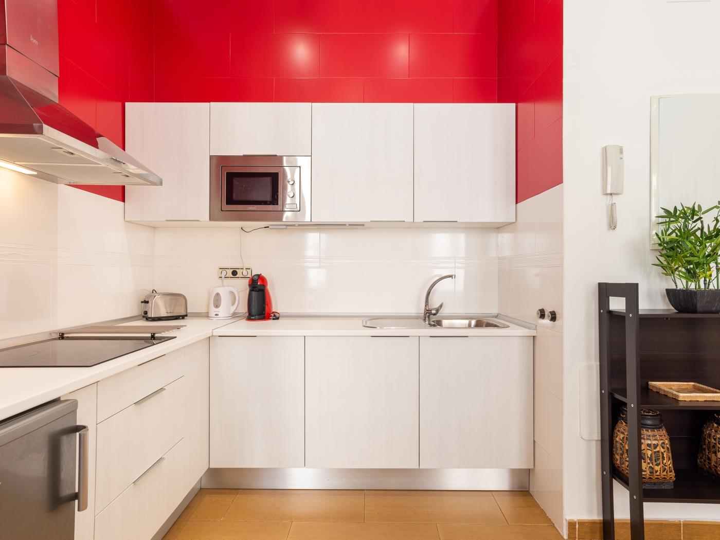 Red Soho Apartment in Málaga